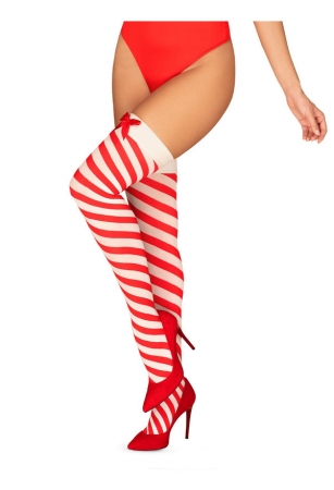 Kissmas Strümpfe S/M – Weihnachts-Straps-Strümpfe