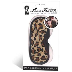 LuxFetish Peek-a-boo Love Mask (Rot)