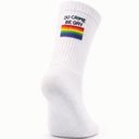 Pride Socken „Do Crime Be Gay“ – Regenbogen Flagge